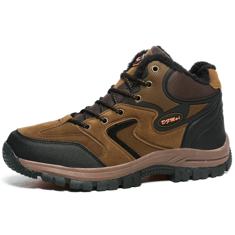

2019 Newest Men Hiking Shoes Waterproof Leather Shoes Climbing & Fishing Shoes Outdoor Shoes Big Size 48