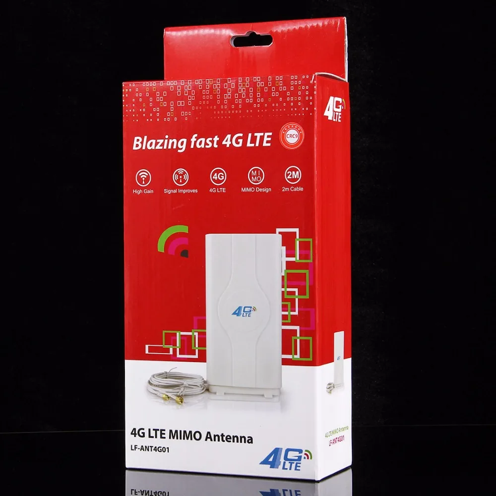 Внутренняя антенна MIMO 88 дБи 4G LTE 2 шт. м разъем CRC9 SMA порт для LF ANT4G01|Антенны связи| |