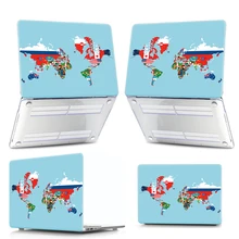 Новейший чехол для ноутбука Apple MacBook Air Pro retina 11 12 13 15 для Mac 15,6 с сенсорной панелью ПВХ оболочка для Mac Pro 13 A1708 A1278