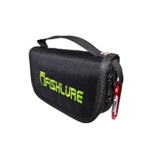 Привлекательная сумка черный набор Блесен и блестки Рыболовные снасти карман в большой емкости пакет Рыболовная Сумка Оксфорд Рыболовная Сумка