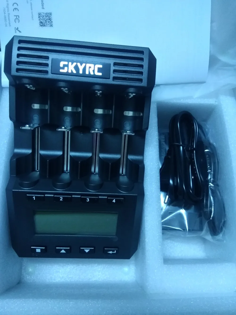 SKYRC MC3000 bluetooth зарядка цилиндрическая батарея зарядное устройство для Ni-MH никель-никелево-цинковая Зарядка батареи