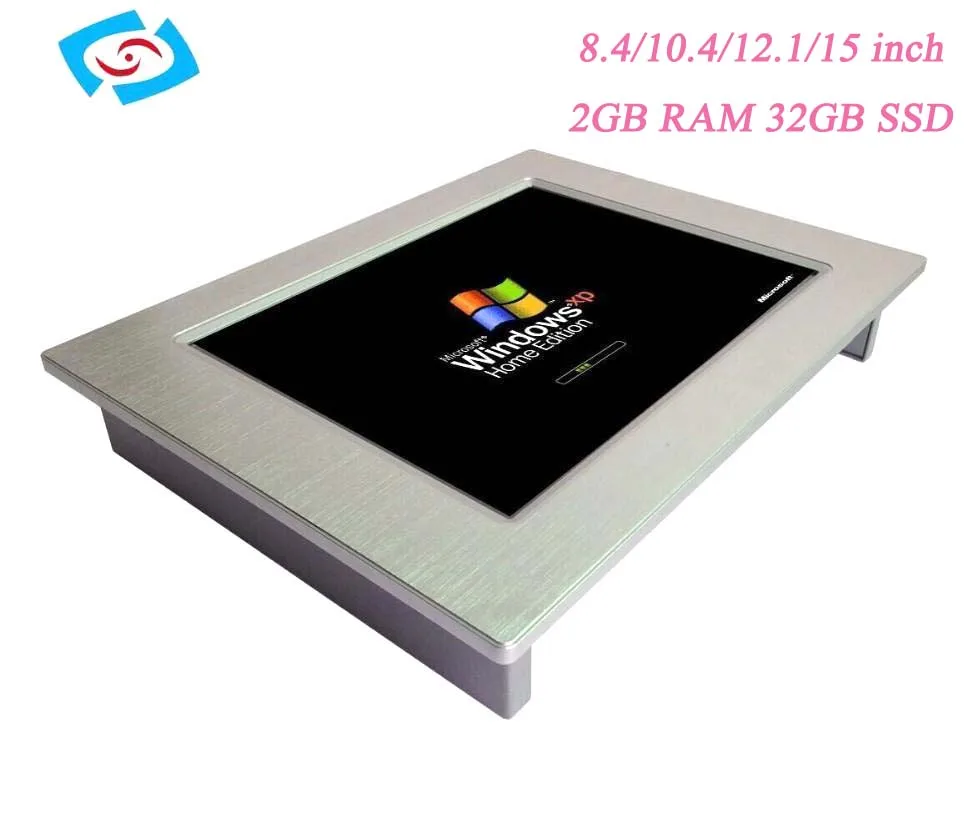 cheap 15 inch industrial panel pc touch screen LCD display support windows OS