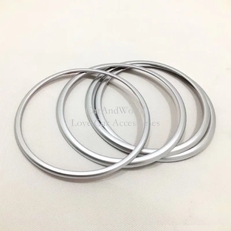 

For Hyundai Kona/Encino/Kauai 2018 2019 Door Speaker Sound Horn Ring Sequin Cover Music Protector Trims Sticker Car Accessories