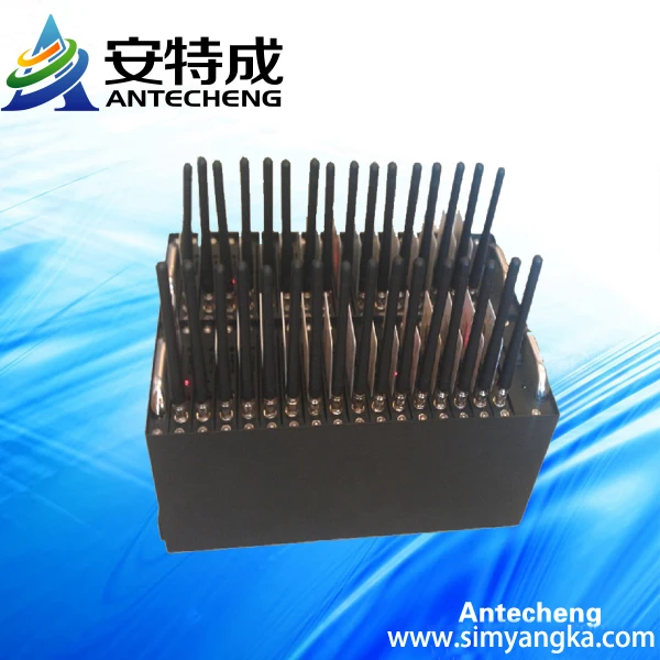 

32 port modem pool Q24plus bulk send sms quad band
