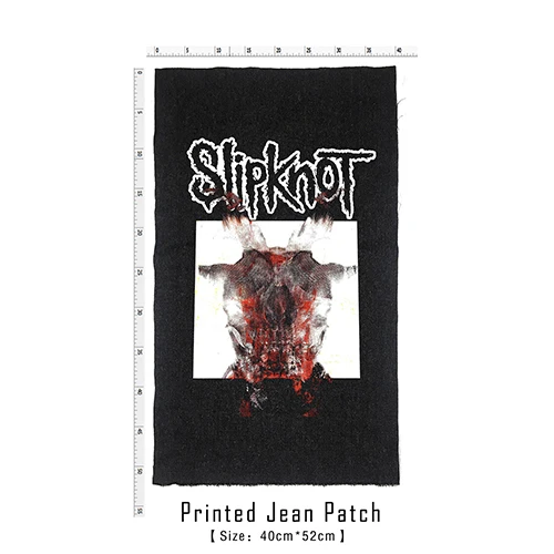 Магазин Bloodhoof Slipknot рок-н-ролл дэт Тяжелый жесткий панк стиль патч дизайн джинсы мужские куртки и пальто - Цвет: patch 3