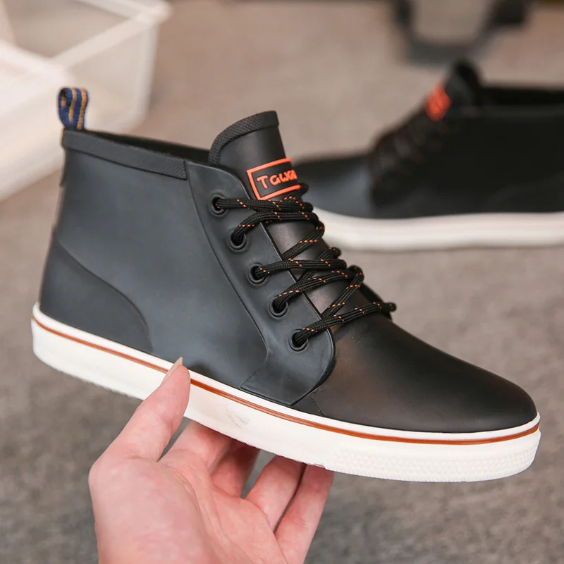 Купить мужская обувь, модные резиновые сапоги, нескользящая обувь ...