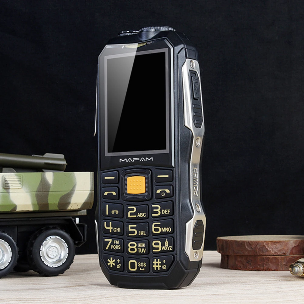 

M2 Gift 2.4" Screen Free Intercom Outdoors Mini Shockproof 2400MHA Hardware Dual SIM Card Old Man Mobile Phone Long Standby