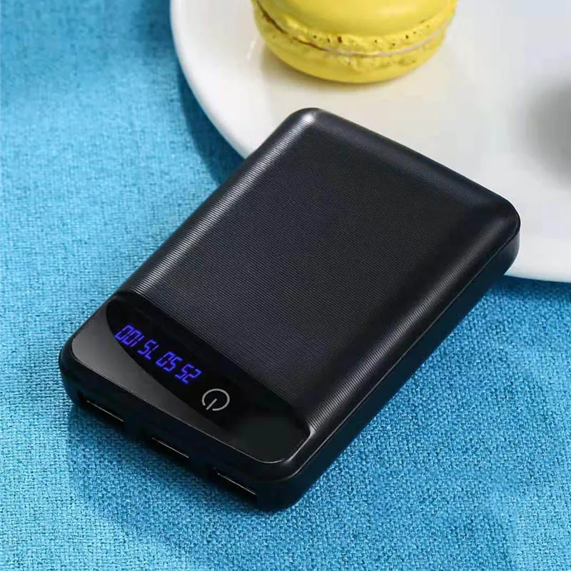 

HOT 3 Pcs 18650 Battery Charger Cover Power Bank Case DIY Box 3 USB Ports BUS66