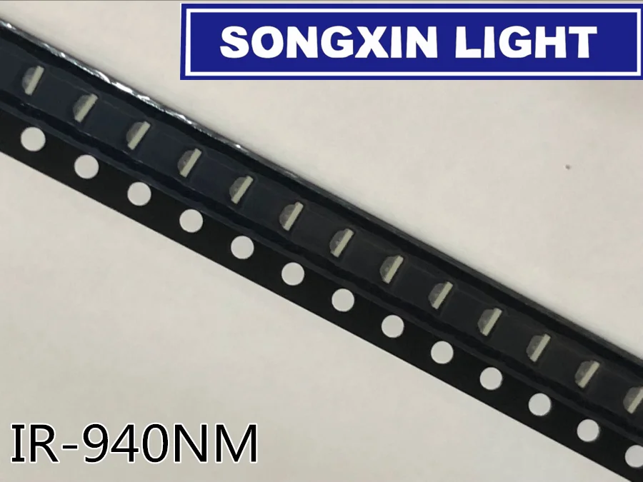 30 шт. 0805 2106*2 1 мм 0 6 нм боковая SMD инфракрасная лампа ИК светодиодная 3 5 в 18 20 МВт