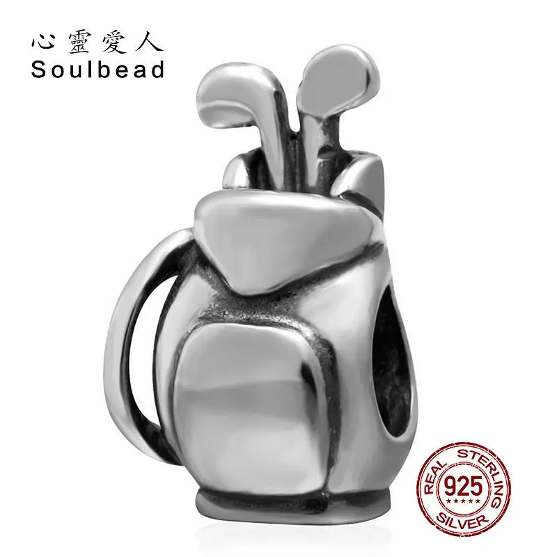 Soulbead из стерлингового серебра 925 пробы спортивные фигурки подвески для гольф