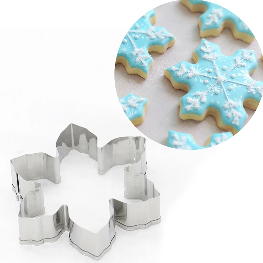 Stainless Steel Cookie Cutter Baking Mold for New Year Christmas DIY