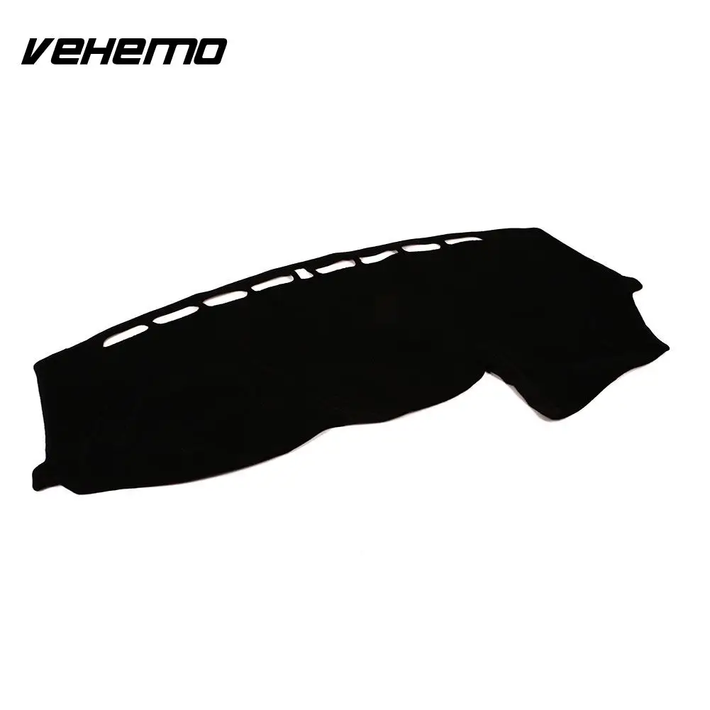 

Vehemo Felt Fabric Silicone Slip Dashboard Mat Dashboard Cover Dash Parts Black Motors Parts Left Driver'S Seat Sun Cover Pad