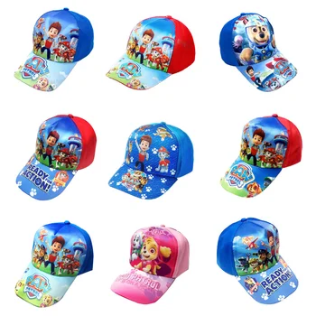 

Paw Patrol Baby Kids cartoon Cute Hat Figure Toy Puppy Patrol Comfortable Peak Cap Children Kids Cotton Gift toys