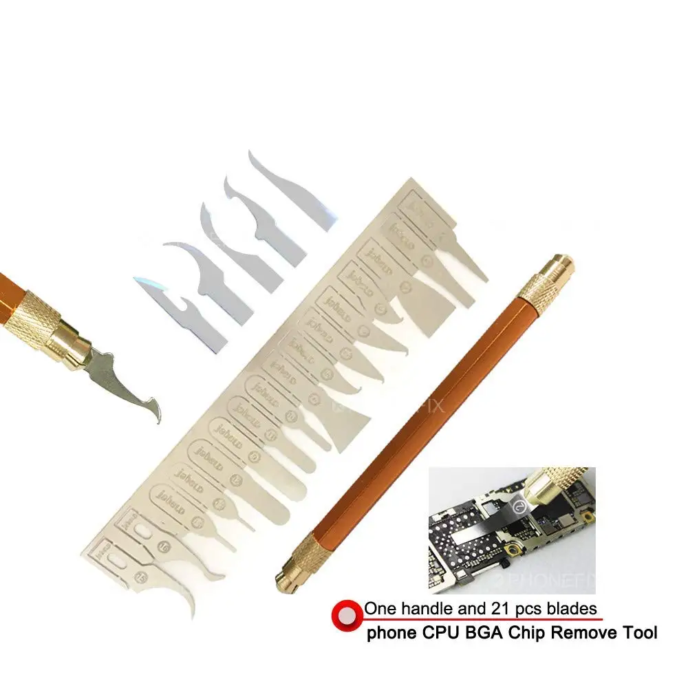 

PHONEFIX CPU NAND Remove Graver Glue Stripping knife IC Chips Remove Cutting Knife for Mobile Phone Mother Board Repair