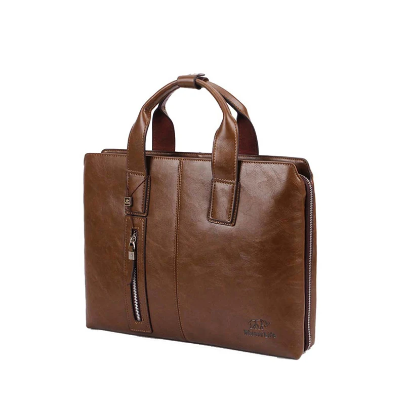 2017 New Arrival PU Leather Men Briefcase Vintage Messenger Bag Travel Bag Portfolio Laptop Bag W0003