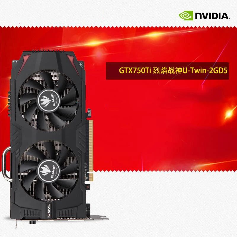 IGame750Ti flame ares U-Twin-2GD5 GTX750TI indie video 2G