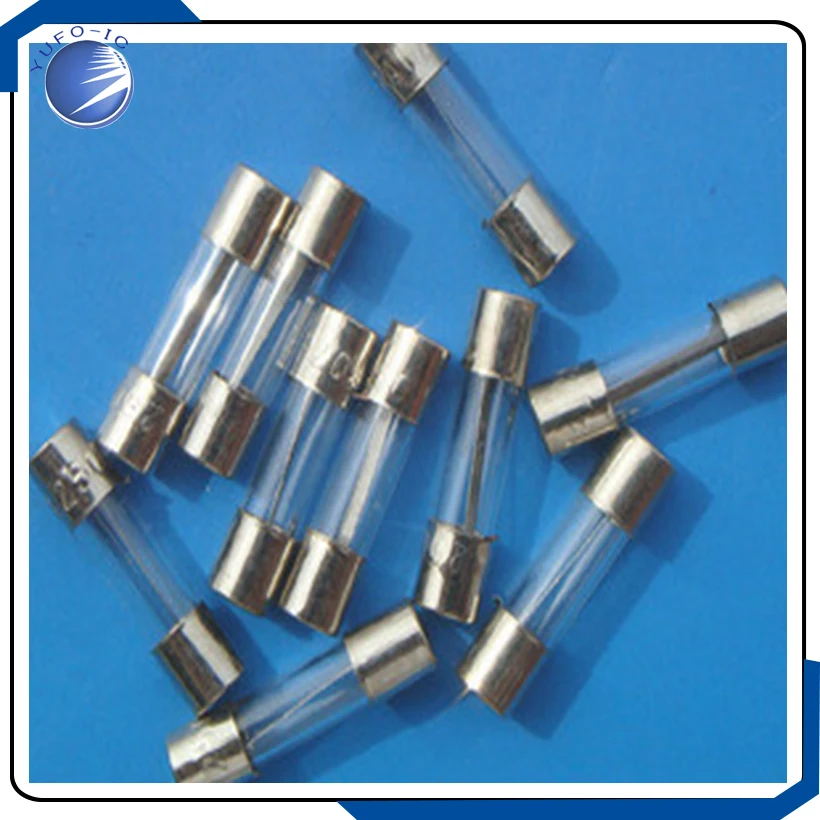 Glass Tube Fuses 100PCS/LOT 250V6.3A 5*20 Glass Fuse Box With 250V 6.3A 5X20MM Quick Fast Blow F6.3A