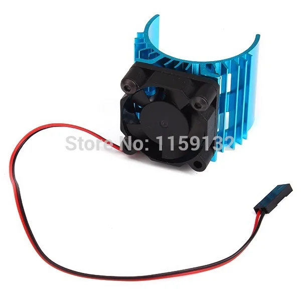 

Blue Radiator for 1/10 Car 540/550 3650 Size Motor with 4.8-6V Cooling Fan