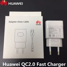 

Original Huawei P20 lite Quick Charger Usb type-c cable QC2.0 Fast Eu wall Charge power adapter For Huawei p9 honr 9 LG G5