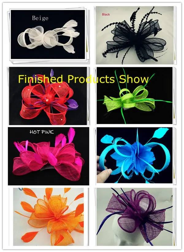 2meters/lot Top quality sinamay material nice line material Good for making fascinators millinery hats hair accessories