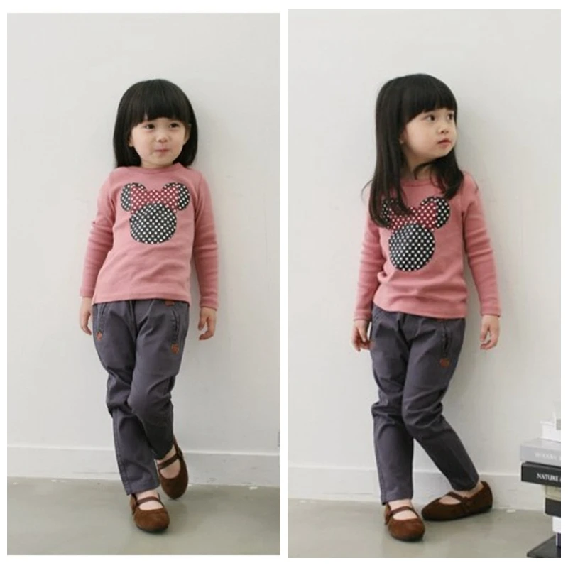 discounted  Baby Girl Clothes Minnie Print Long Sleeve Clothes Kids Coats Cotton Girls Clothing Casual Warm Min