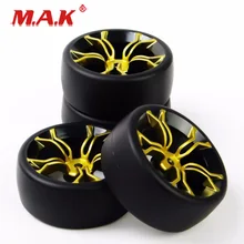 PP0477+MPNKG 1/10 Scale Drift Tires and Wheel Rims with 12mm Hex fit RC On-Road Racing Car Accessories