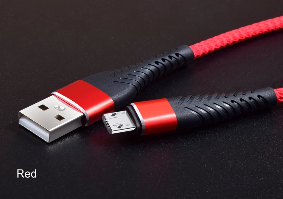 NOHON Micro USB кабель высокопрочный кабель для быстрой зарядки 1 м 2 м 3 м для samsung Xiaomi huawei LG Android мобильный телефон синхронизация данных провод