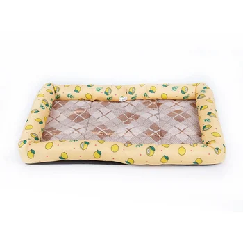 

ABLA Summer Ice Silk Cool Breathable Pet Dog Cat Sleeping Bed Mats Nest Bed Cushion House Kennel M