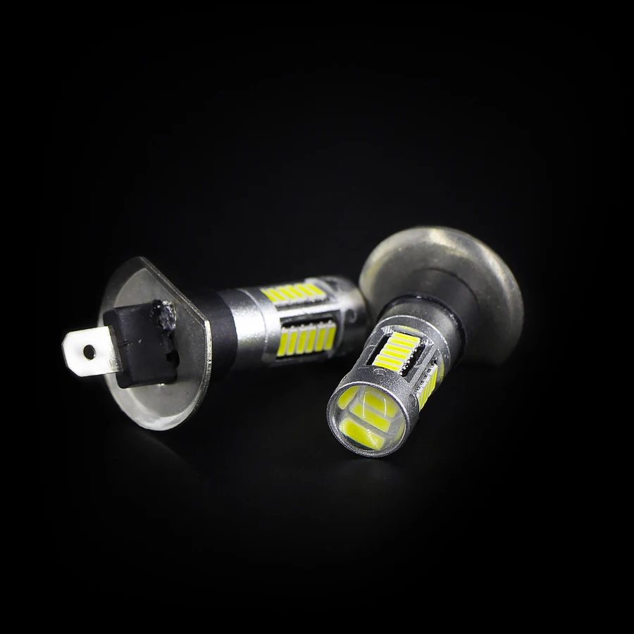 2 шт. сменные светодиодные лампы 30 SMD 4014 H3 для противотуманных фар дневных ходовых