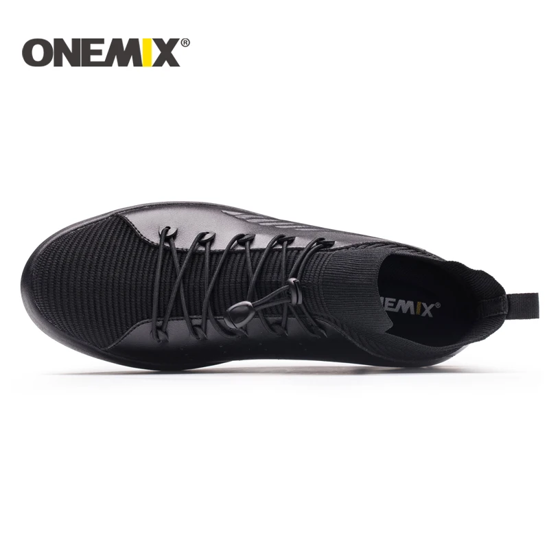 ONEMIX 2018 جديد الرجال رياضية أحذية ضوء التزلج الأحذية حذاء ارتحال للرجال لينة مزيل العرق في الهواء الطلق المشي الرجال SIZE35-45