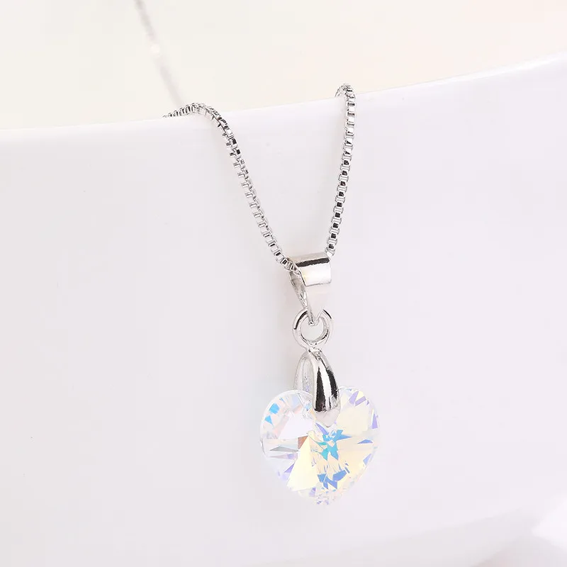 swarovski crystal heart pendant for women 201806