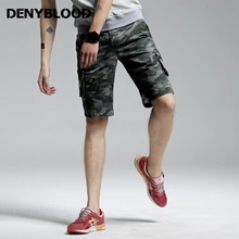 Мужские джинсы denyblood камуфляжные мужские шорты Карго новые мужские s мужские шорты в повседневном стиле свободные рабочие шорты мужские шорты милитари 17677 S