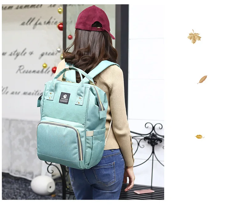 Fashion Mummy Diaper Bag Backpack Multifunction Maternity Nappy Bag Large Capacity Waterproof Travel Mom Organizer For Baby Care (17)