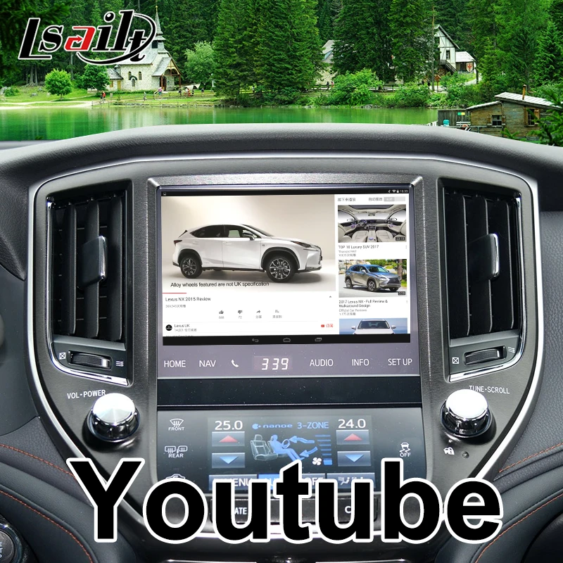 Lsailt Android 9 0 GPS навигация бокс видео интерфейс для Crown Toyota с YouTube Netflix Google play|GPS