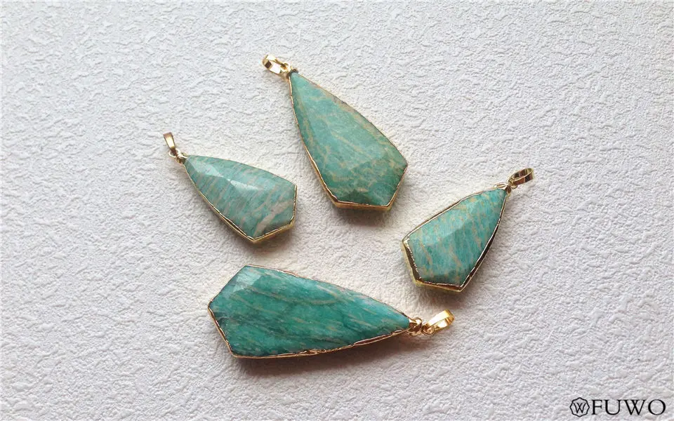 Natural Amazonite Stone Pendant 7