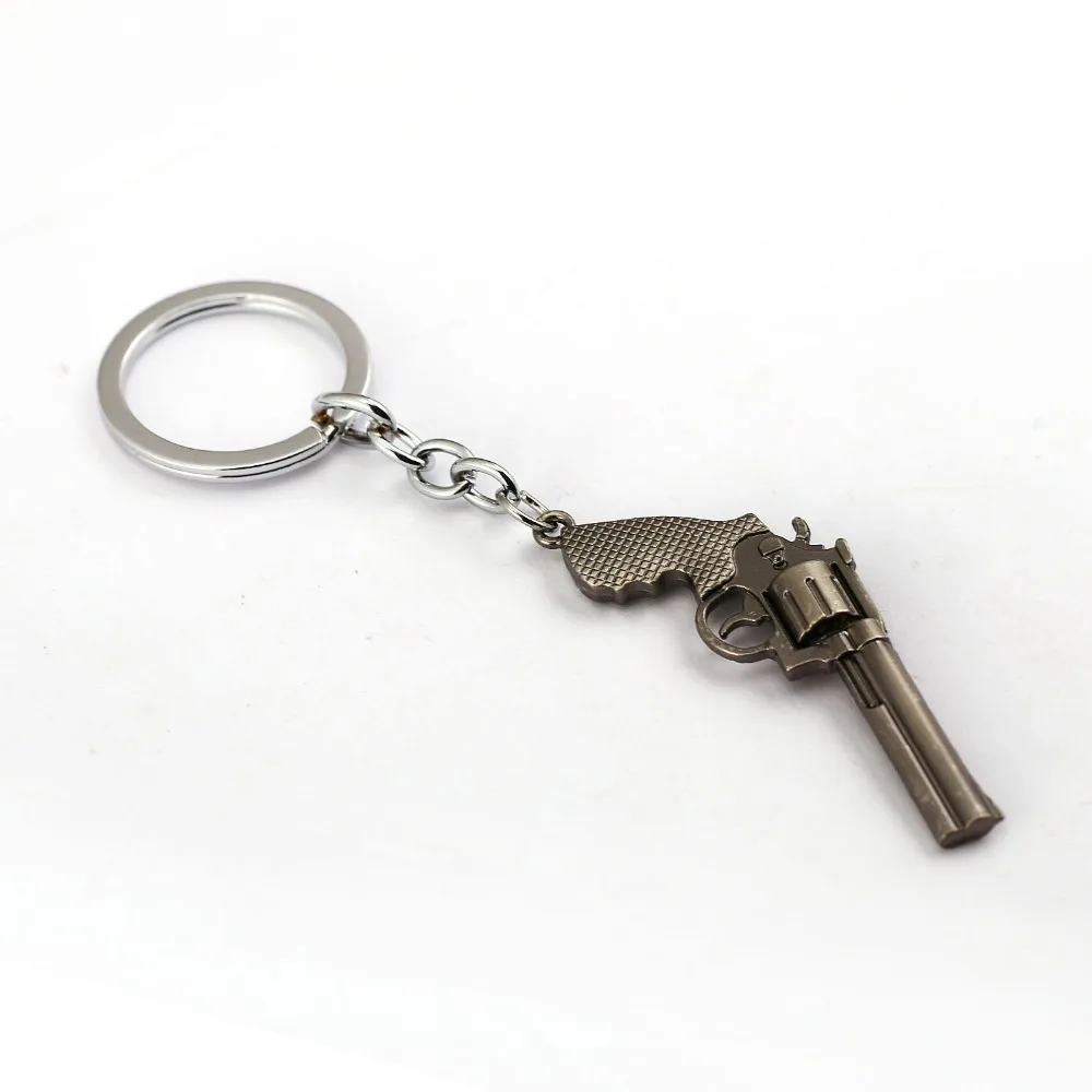 Battlegrounds Keychain Revolver Key Ring Car Key Holder Fashion