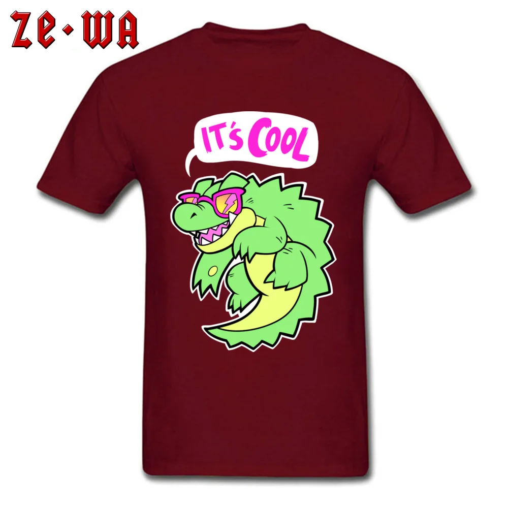 Tees Hey its cool Labor Day New Design Custom Short Sleeve All Cotton O Neck Men's Top T-shirts Custom Tee-Shirts Hey its cool maroon