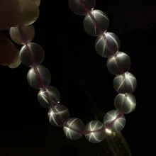 12 мм натуральный розовый КВАРЦЕВЫЙ звездный свет кристалл круглый mozambik бусины стрейч женский браслет для леди AAAAA