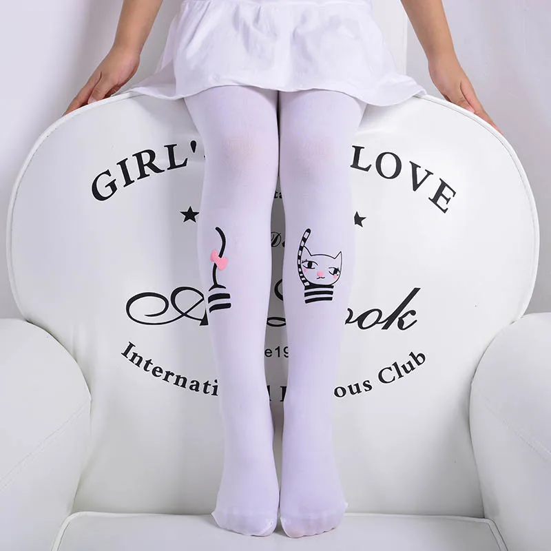 1pcs Polyester Cotton Elastic Children Tights & Stockings Solid Color