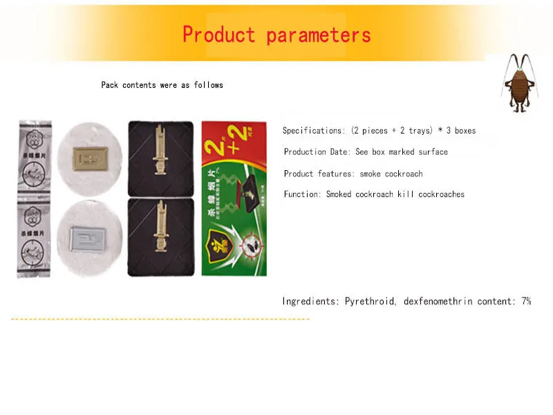 3 шт. Экологически чистая быстрая убивающая тараканов эффективная приманка для уничтожения Тараканов Отпугиватель вредителей идея управления для кухни ресторана