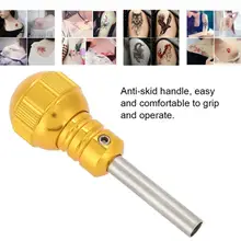 Татуировка противоскользящая ручка трубка зажим с автоматической блокировкой держатель Картридж ручка для машинка для тату картридж иглы питания