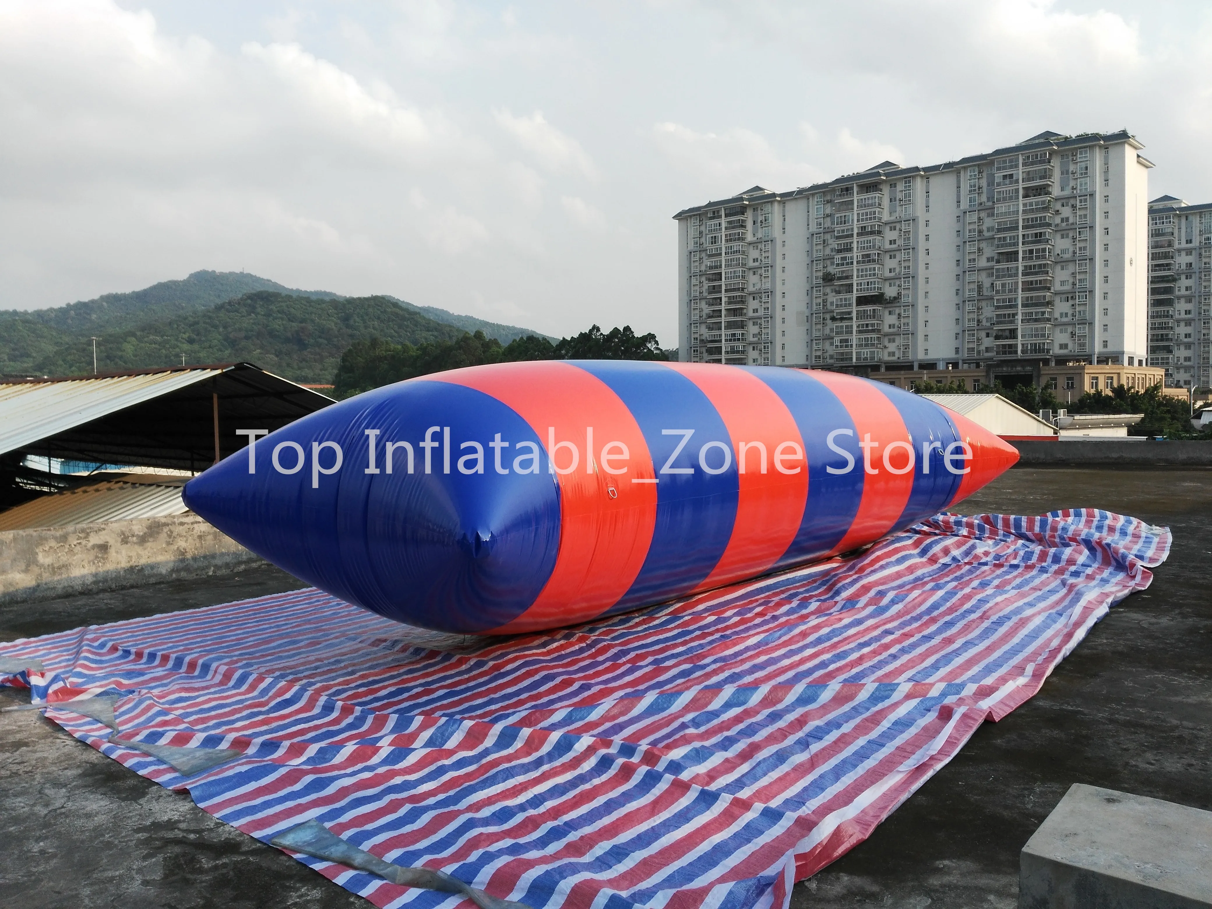 Free Freight 8 3m Pvc Water Jump Pillow Catapult Inflatable