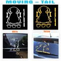 Reflective Car rear Window Wiper Decals Auto car styling 30 5 22cm Hot Sales Cartoon Funny