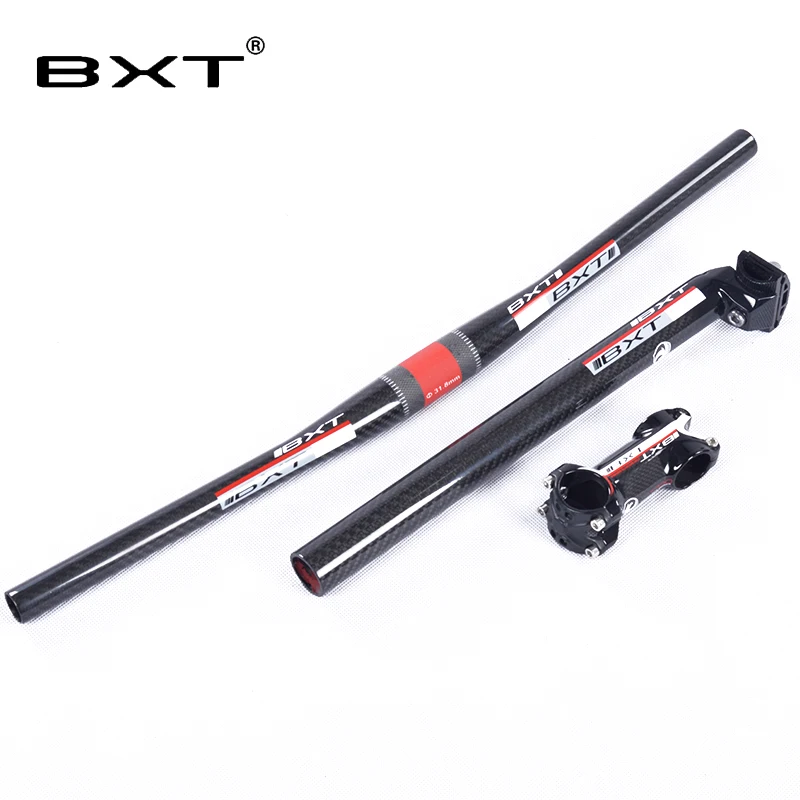 brand BXT carbon handlebar set mtb bike handlebar + seatpost + stem