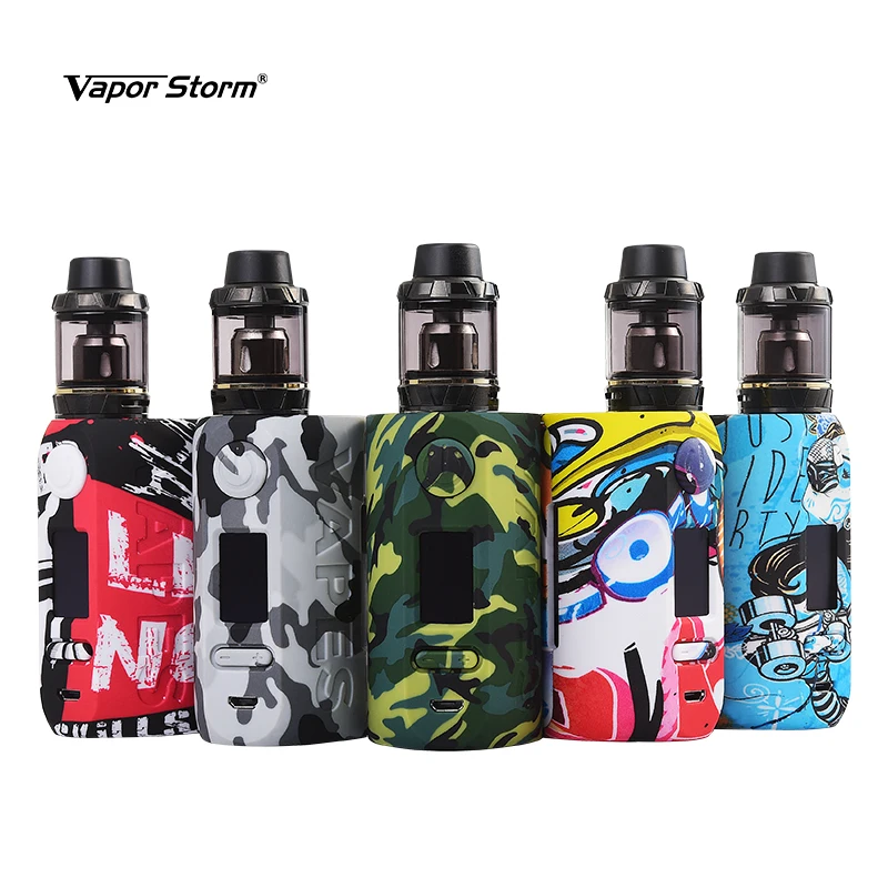 

Original Vapor Storm Storm230 Bypass 200W VW TCR Mod Temperature Control Flamingo RDA Hawk Tank Box Mod Vape E Cigarette Fashion