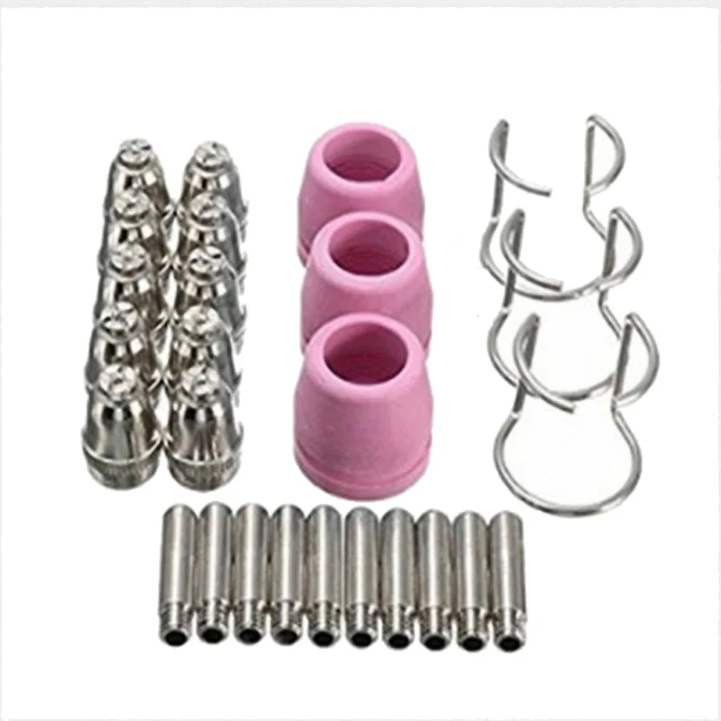 

26pcs/Set tools Plasma cutter nozzles SG55 AG60 Plasma Cutter Consumables Torch Electrode Nozzle Electrode