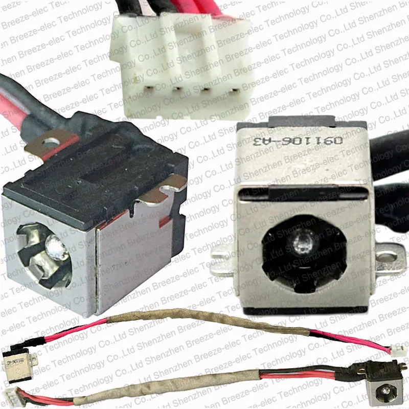 

Оригинальный новый разъем питания переменного/постоянного тока для ноутбука с кабельным соединителем, провод для IBM LENOVO IDEAPAD Y510 Y530 4051 59014867