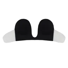 Женский сексуальный бюстгальтер с открытой спиной без бретелек бесшовный u-образный клейкий силиконовый бюстгальтер-невидимка cache Teton 7,17