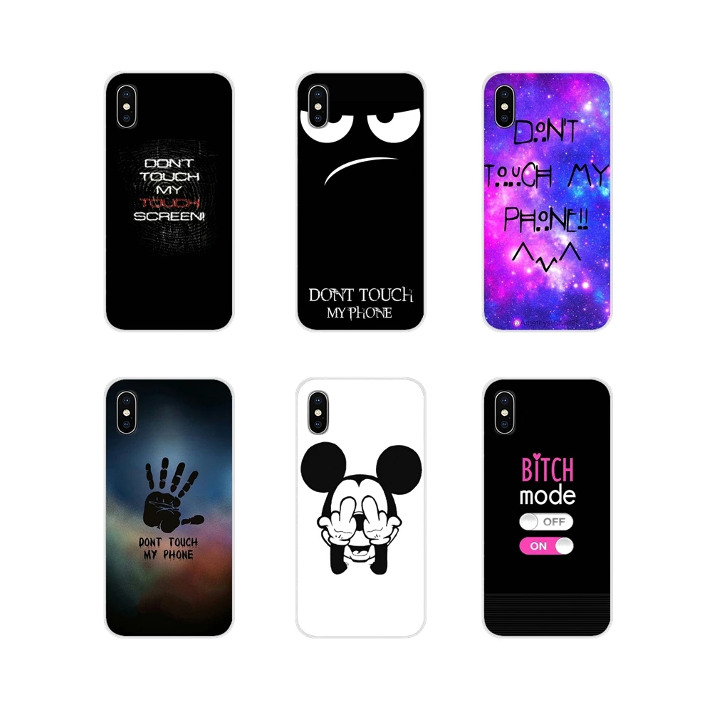 For Samsung Galaxy A3 A5 A7 A9 A8 Star A6 Plus 2018 2015 2016 2017 DON'T TOUCH MY PHONE BITCH Accessories Phone Shell Covers | Мобильные