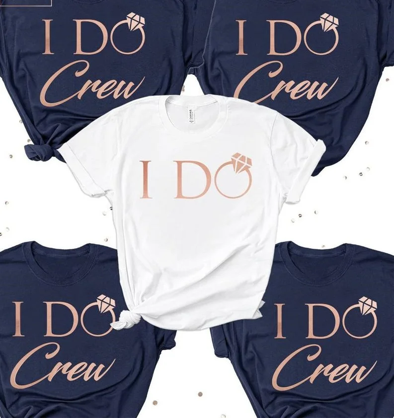 T Shirt Bride Wedding Rose Gold 